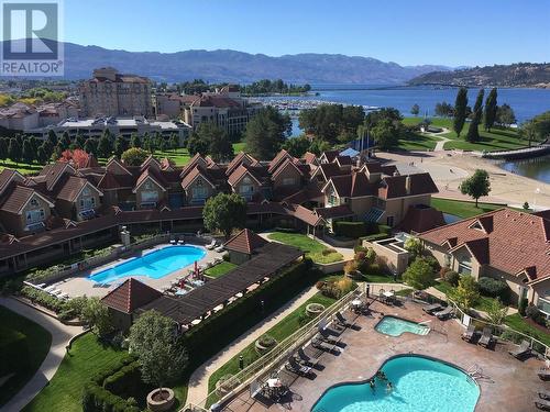 1128 Sunset Drive Unit# 317, Kelowna, BC - Outdoor With Body Of Water With In Ground Pool With View