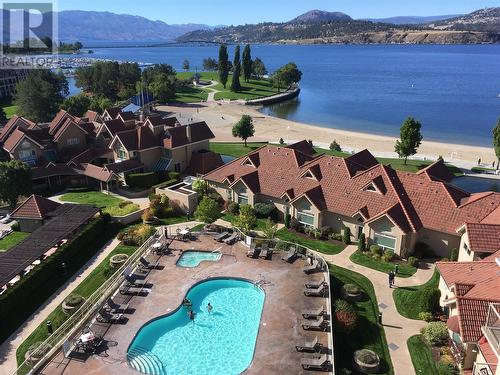 1128 Sunset Drive Unit# 317, Kelowna, BC - Outdoor With Body Of Water With In Ground Pool With View