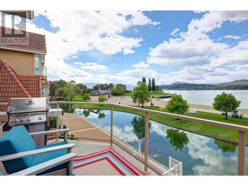 1128 Sunset Drive Unit# 317, Kelowna, BC - Outdoor With Body Of Water With Deck Patio Veranda With View