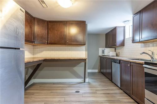 162 Highland Avenue, St. Catharines, ON - Indoor Photo Showing Kitchen With Double Sink