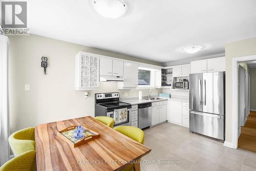 211 Trowbridge Avenue, London, ON - Indoor Photo Showing Kitchen With Stainless Steel Kitchen With Double Sink