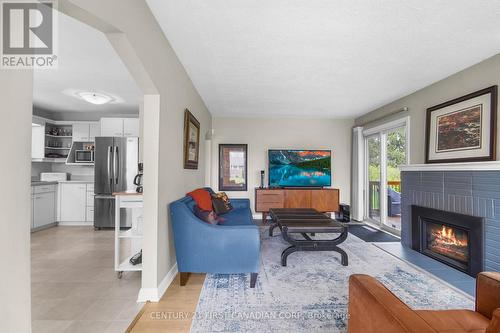 211 Trowbridge Avenue, London, ON - Indoor Photo Showing Living Room With Fireplace