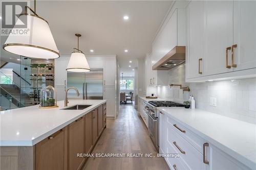 262 Robina Road, Hamilton, ON - Indoor Photo Showing Kitchen With Upgraded Kitchen