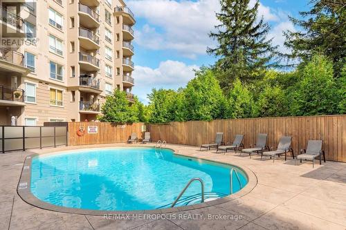 501 - 8 Maison Parc Court, Vaughan, ON - Outdoor With In Ground Pool With Balcony