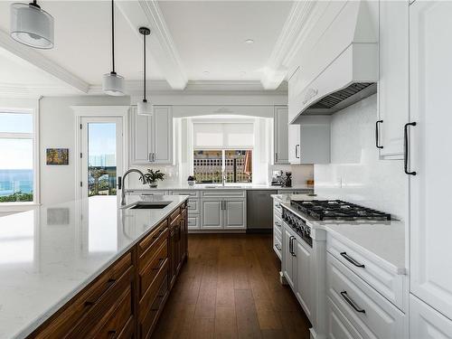 4585 Leyns Rd, Saanich, BC - Indoor Photo Showing Kitchen With Upgraded Kitchen