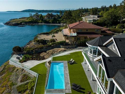 4585 Leyns Rd, Saanich, BC - Outdoor With Body Of Water With View