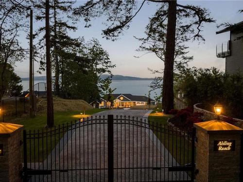 4585 Leyns Rd, Saanich, BC - Outdoor With Body Of Water With View