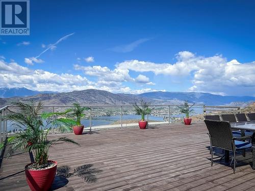 1551 3 Highway E, Osoyoos, BC - Outdoor With Deck Patio Veranda With View