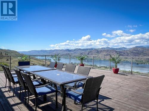 1551 3 Highway E, Osoyoos, BC - Outdoor With Body Of Water With Deck Patio Veranda With View