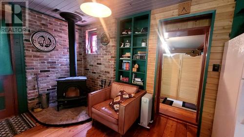 8780 Martens Road, Slocan, BC - Indoor Photo Showing Other Room With Fireplace