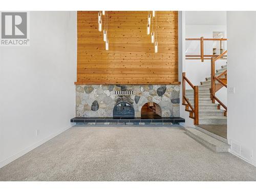 8813 Sunflower Place, Coldstream, BC - Indoor With Fireplace