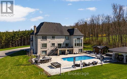 10806 Halls Lake Side Road, Caledon, ON - Outdoor With In Ground Pool With Backyard