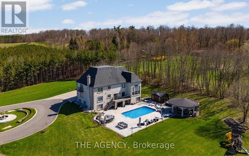 10806 Halls Lake Side Road, Caledon, ON - Outdoor With In Ground Pool With View