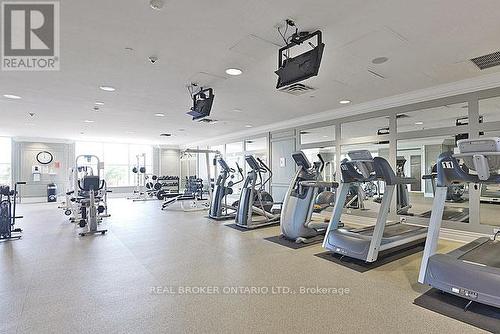 1127 - 25 Kingsbridge Garden Circle, Mississauga, ON - Indoor Photo Showing Gym Room