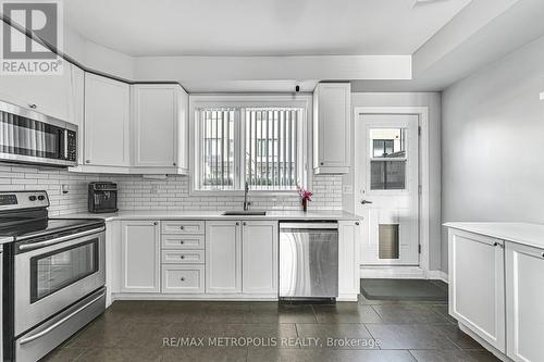 155 Stanley Greene Boulevard, Toronto, ON - Indoor Photo Showing Kitchen With Stainless Steel Kitchen