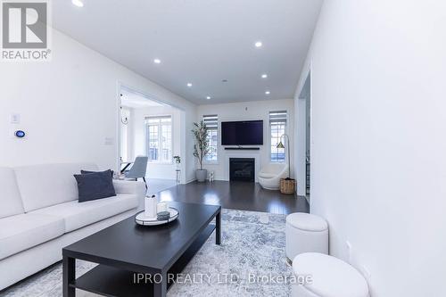 3 Novice Drive, Brampton, ON - Indoor Photo Showing Living Room With Fireplace