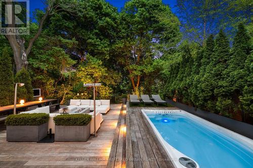 215 Lonsmount Drive, Toronto, ON - Outdoor With In Ground Pool