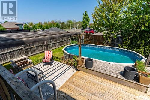 3 Muscat Drive, Grimsby, ON - Outdoor With Above Ground Pool