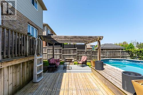 3 Muscat Drive, Grimsby, ON - Outdoor With Above Ground Pool With Exterior