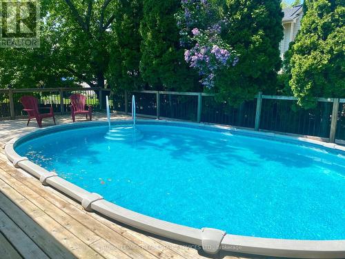 13 Boese Court, St. Catharines, ON - Outdoor With Above Ground Pool With Backyard
