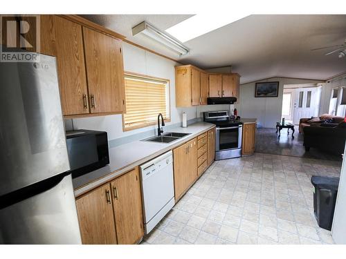 4564 Summer Road Unit# 15, Barriere, BC - Indoor Photo Showing Kitchen With Double Sink