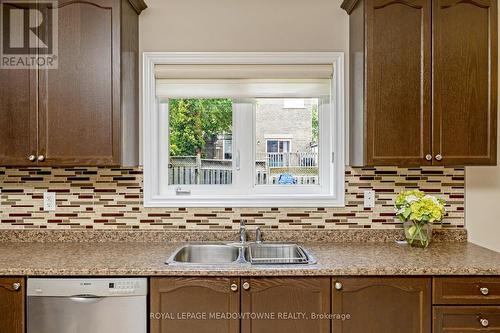 237 Eaton Street, Halton Hills, ON - Indoor Photo Showing Kitchen With Double Sink