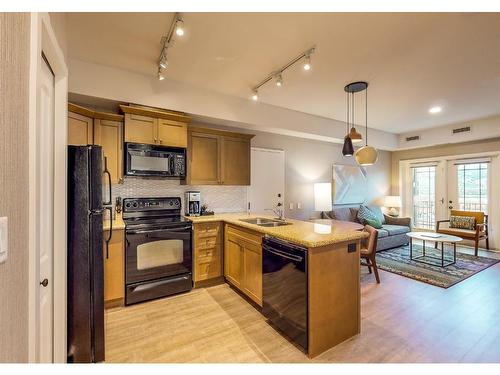 218C-1200 Rancher Creek Road, Osoyoos, BC - Indoor Photo Showing Kitchen With Double Sink