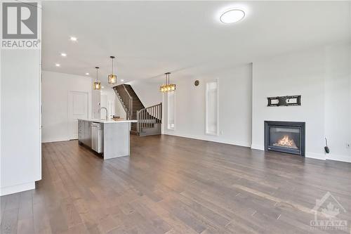 100 Warrior Street, Ottawa, ON - Indoor Photo Showing Living Room With Fireplace