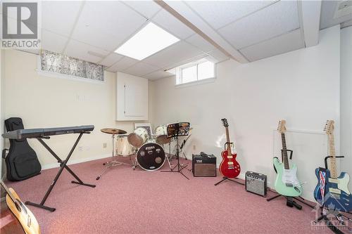 Rec Room in Basement - 48 Marble Arch Crescent, Ottawa, ON - Indoor Photo Showing Gym Room