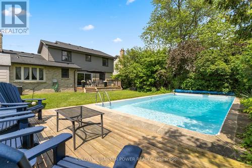 51 Elmgrove Crescent, London, ON - Outdoor With In Ground Pool With Deck Patio Veranda With Backyard