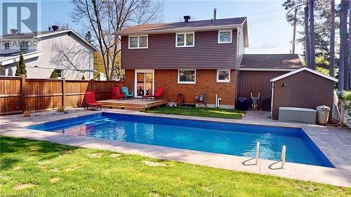 225 Parsons Avenue, North Bay, ON - Outdoor With In Ground Pool