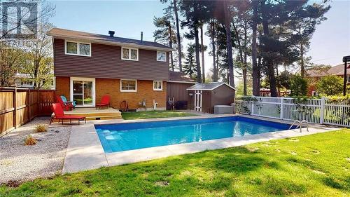 225 Parsons Avenue, North Bay, ON - Outdoor With In Ground Pool With Backyard