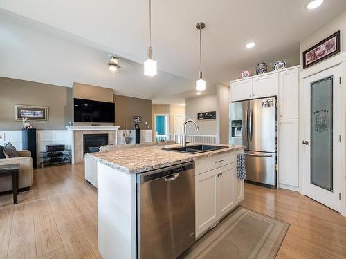 376 Daladon Drive, Logan Lake, BC - Indoor Photo Showing Kitchen With Double Sink With Upgraded Kitchen