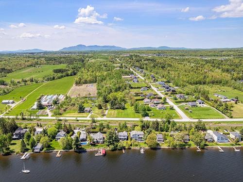 Photo aÃ©rienne - 9127 Rue Saroy, Sherbrooke (Brompton/Rock Forest/Saint-Élie/Deauville), QC - Outdoor With Body Of Water With View