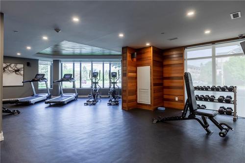 exercise room - 320 Plains Road|Unit #517, Burlington, ON - Indoor Photo Showing Gym Room