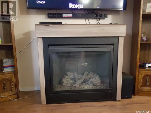 116 Naylor Avenue, Creelman, SK - Indoor Photo Showing Living Room With Fireplace