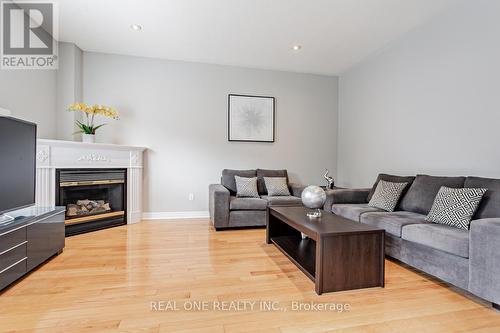 48 Stoneheath Crescent, Markham, ON - Indoor Photo Showing Living Room With Fireplace