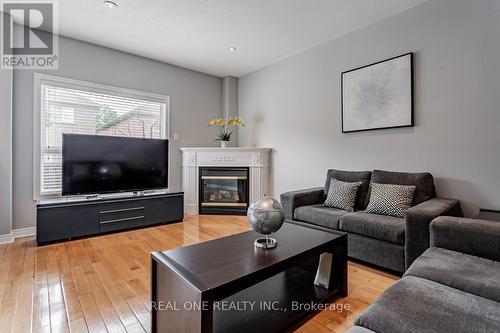 48 Stoneheath Crescent, Markham, ON - Indoor Photo Showing Living Room With Fireplace