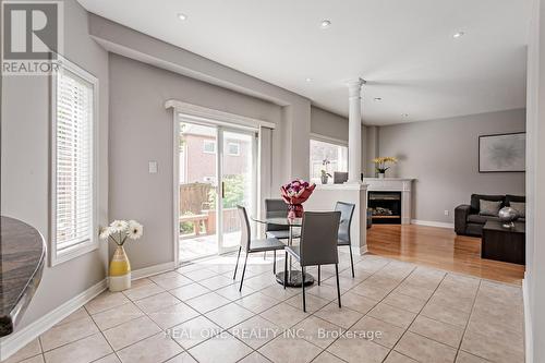 48 Stoneheath Crescent, Markham, ON - Indoor Photo Showing Dining Room With Fireplace