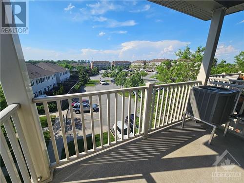 Balcony from primary bedroom - 3415 Cambrian Road, Ottawa, ON - Outdoor With View With Exterior
