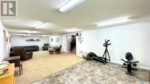 102 Alyce Street, Hitchcock Bay, SK - Indoor Photo Showing Gym Room