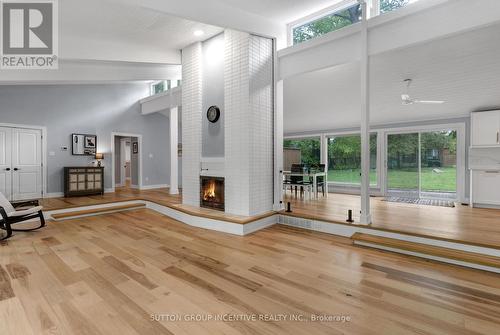 16 Crestwood Drive, Barrie, ON - Indoor With Fireplace