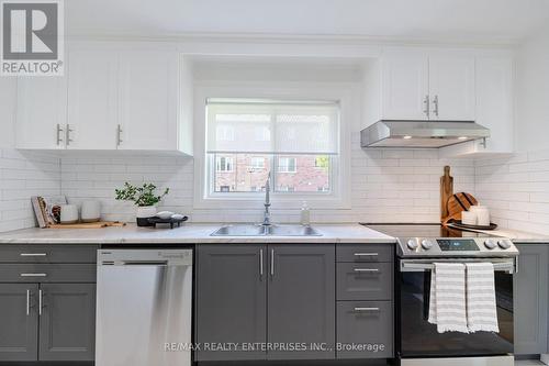 3 Savarin Street, Toronto, ON - Indoor Photo Showing Kitchen With Double Sink