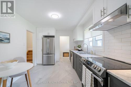 3 Savarin Street, Toronto, ON - Indoor Photo Showing Kitchen With Double Sink With Upgraded Kitchen