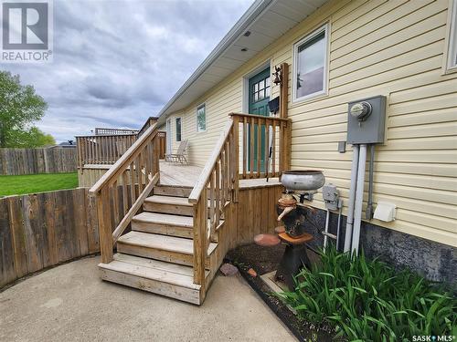 225 3Rd Street, North Weyburn, SK - Outdoor With Deck Patio Veranda With Exterior