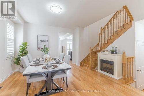 36 Northhill Avenue, Cavan Monaghan, ON - Indoor Photo Showing Dining Room With Fireplace