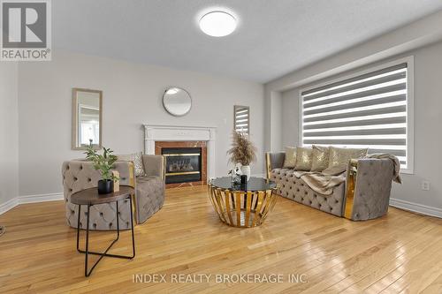 141 Sunny Meadow Boulevard, Brampton, ON - Indoor Photo Showing Living Room With Fireplace