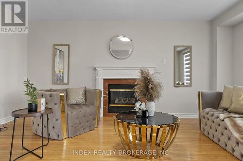 141 Sunny Meadow Boulevard, Brampton, ON - Indoor Photo Showing Living Room With Fireplace