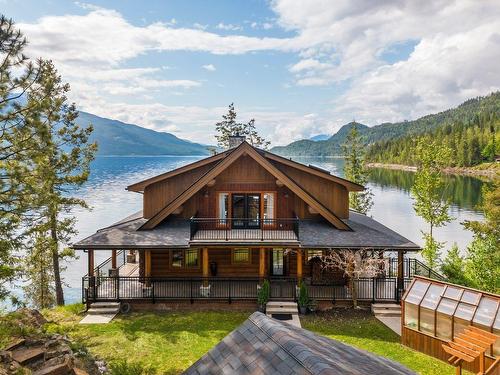 4704 Twin Bays Rd, Fletcher Creek, BC - Outdoor With Body Of Water With Deck Patio Veranda