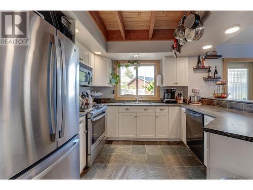 10375 Westshore Road, Vernon, BC - Indoor Photo Showing Kitchen With Double Sink